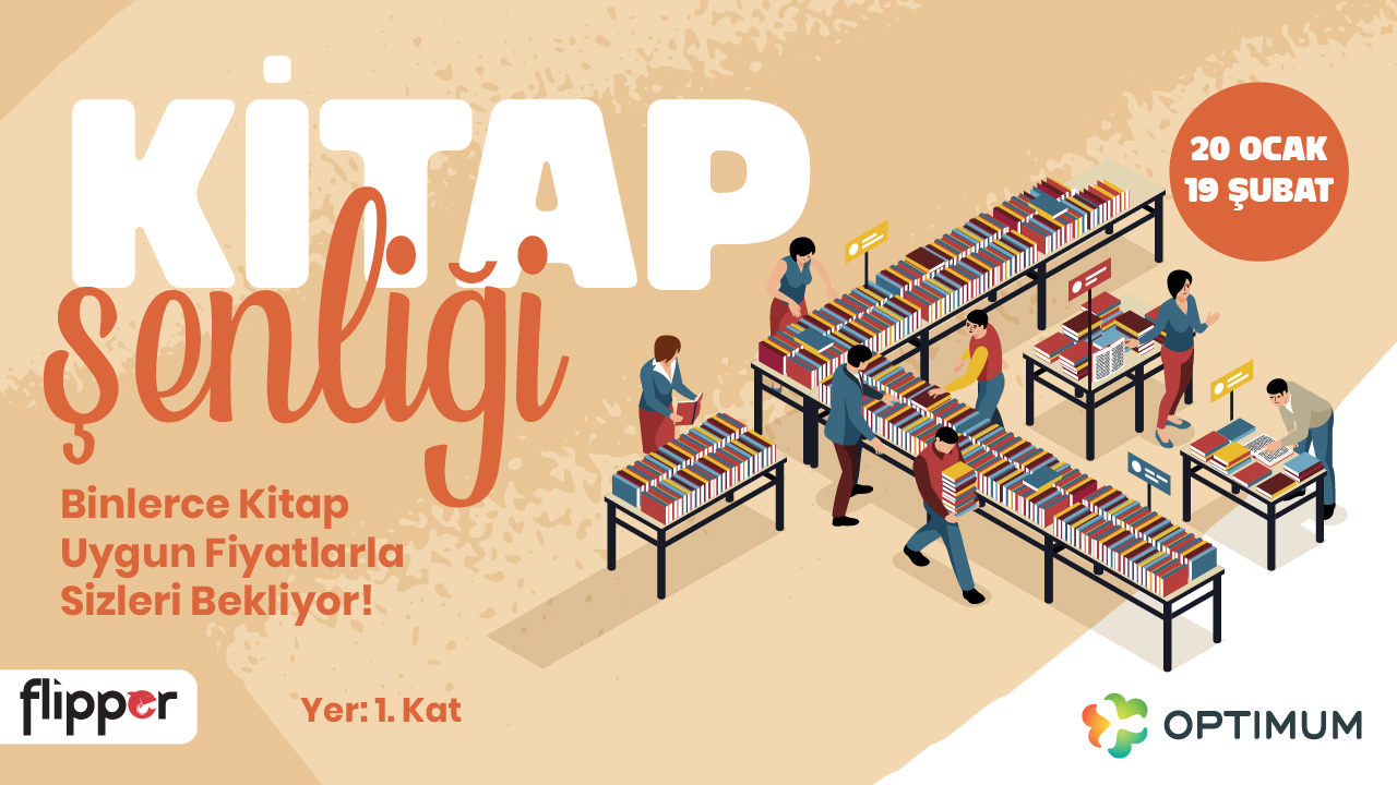 Kitap Şenliği Optimum'da!