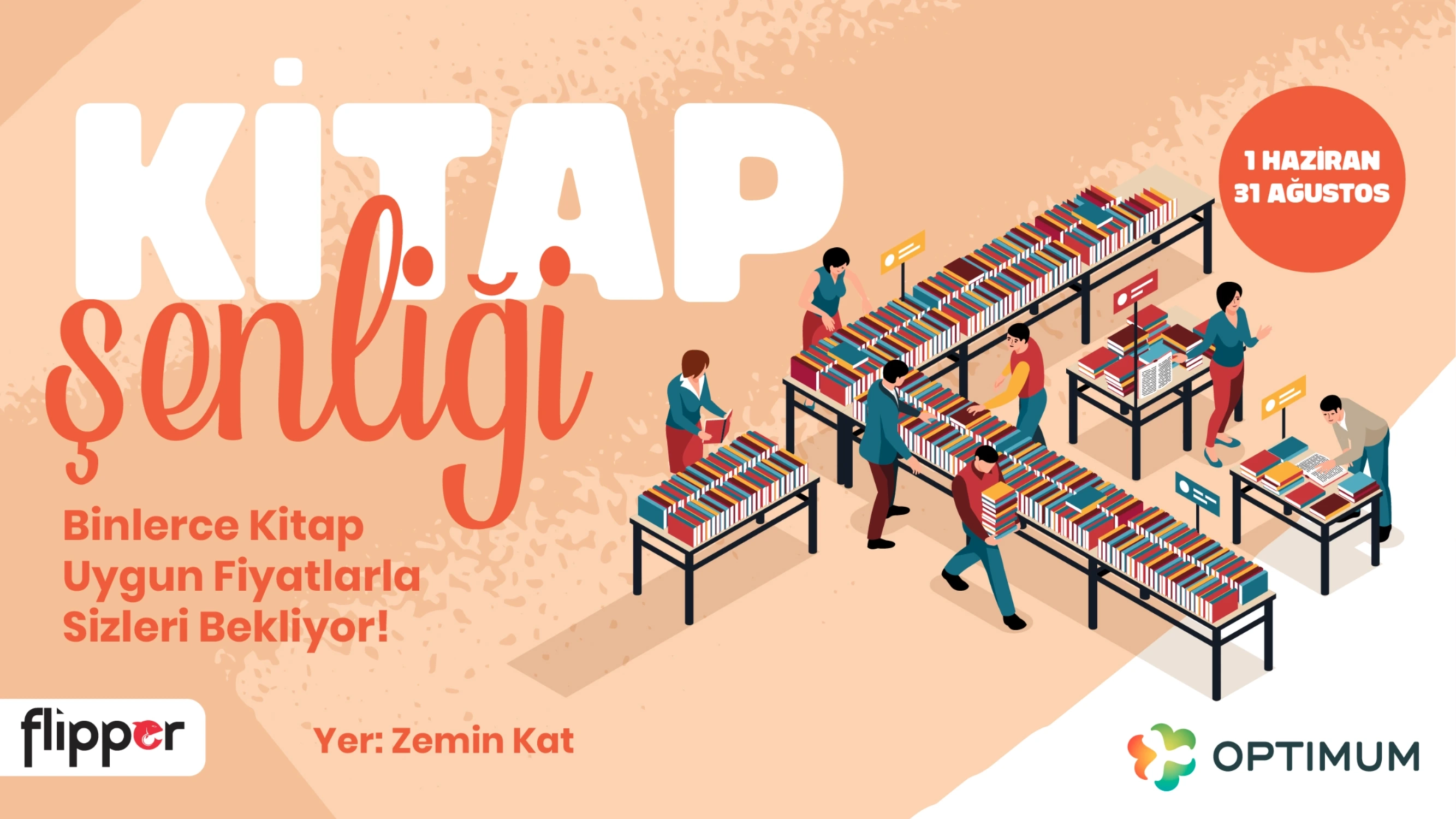 Kitap Şenliği Optimum'da !