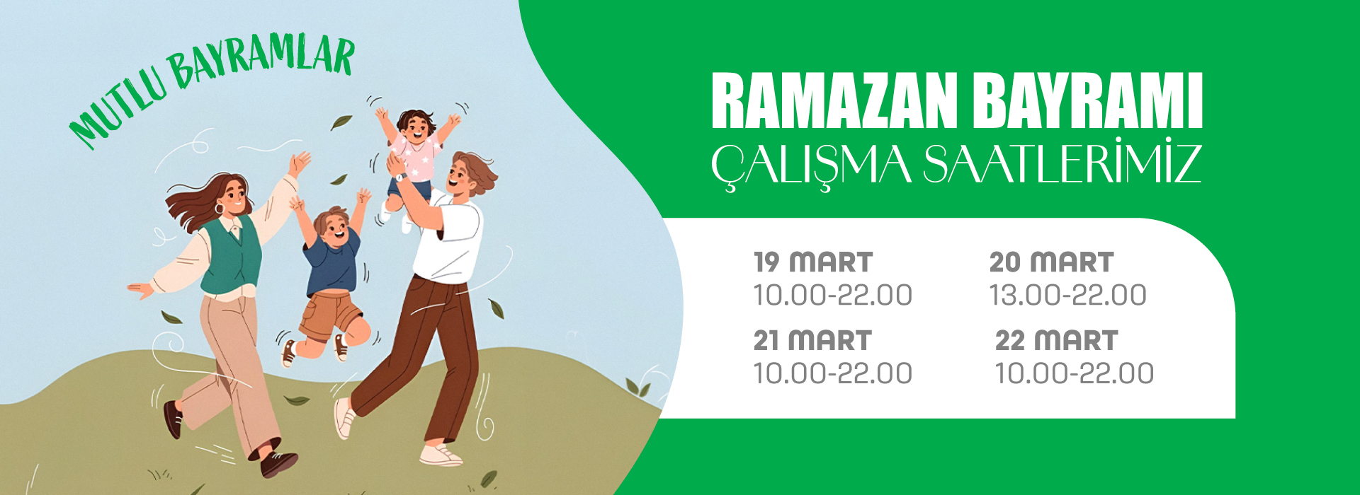 Bayram Çalışma Saatlerimiz